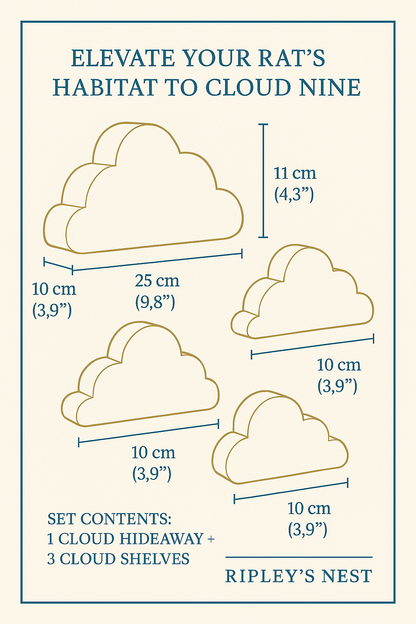 Cloud Rat Shelves & Hideaway