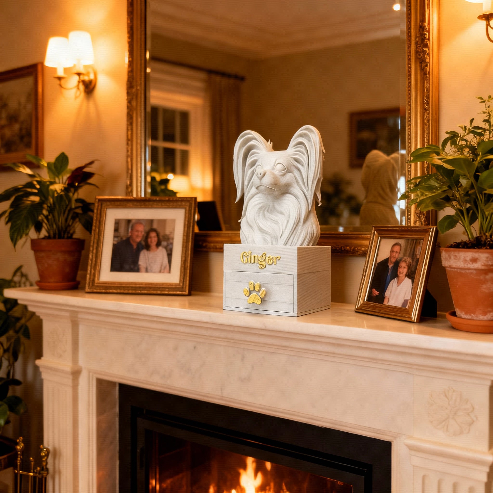 Custom Pet Bust Keepsake Box