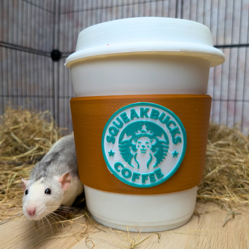 Rat Hide Coffee Cup product packaging and presentation