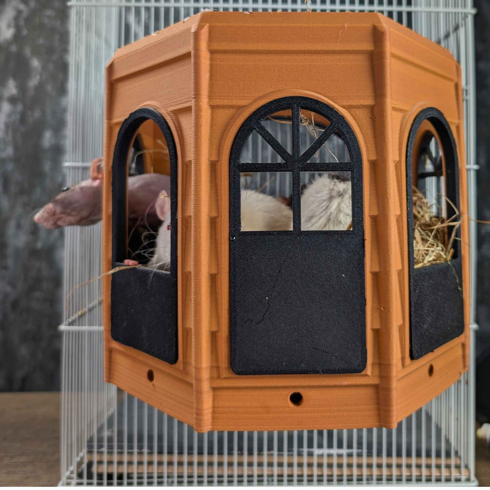 Luxury Rat Mansion Hideaway side profile view