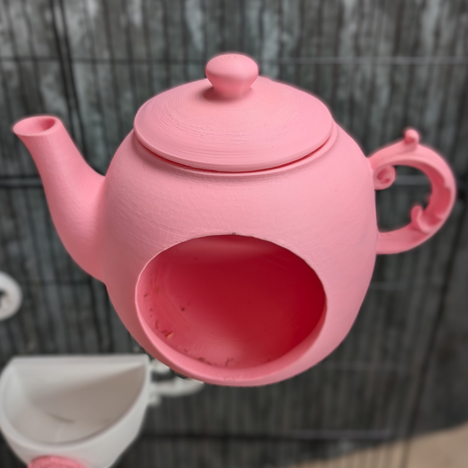 Teapot Rat Hide & Shelf Set displayed alongside complementary pieces