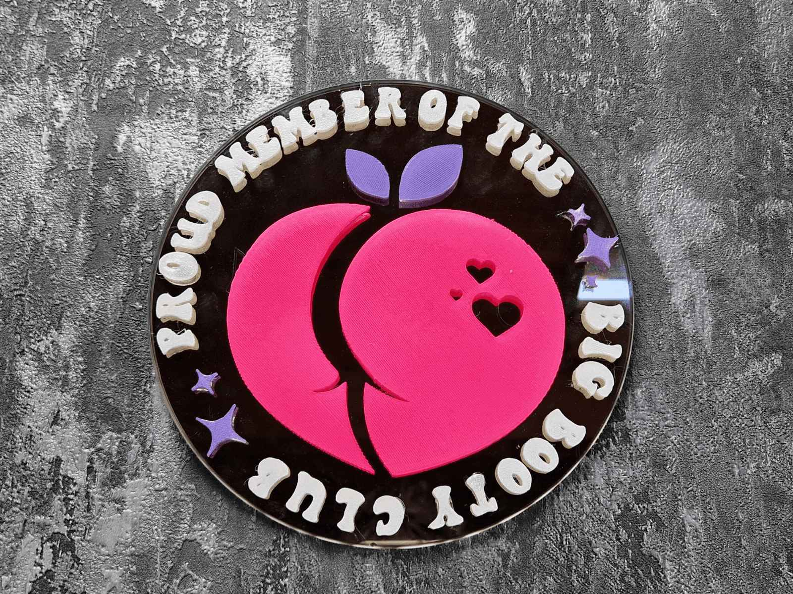 Cheeky Peach Wall Mirror