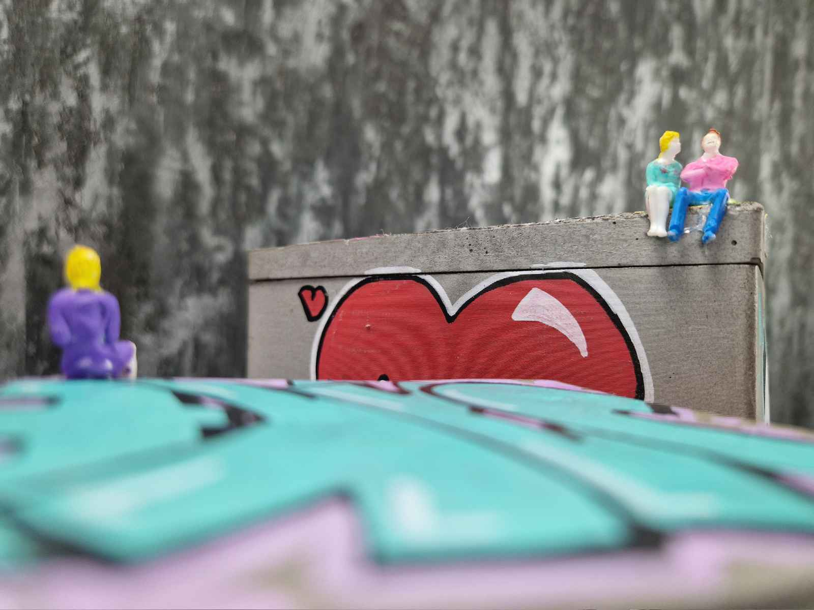 Graffiti Concrete Box