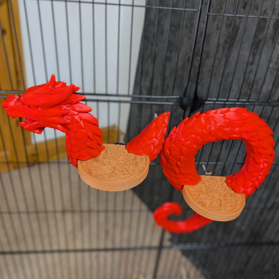 Dragon Rat Shelf Set styled in home setting