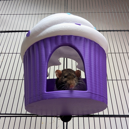 Cupcake Rat Hide & Bed | 3D Printed Rat Cave