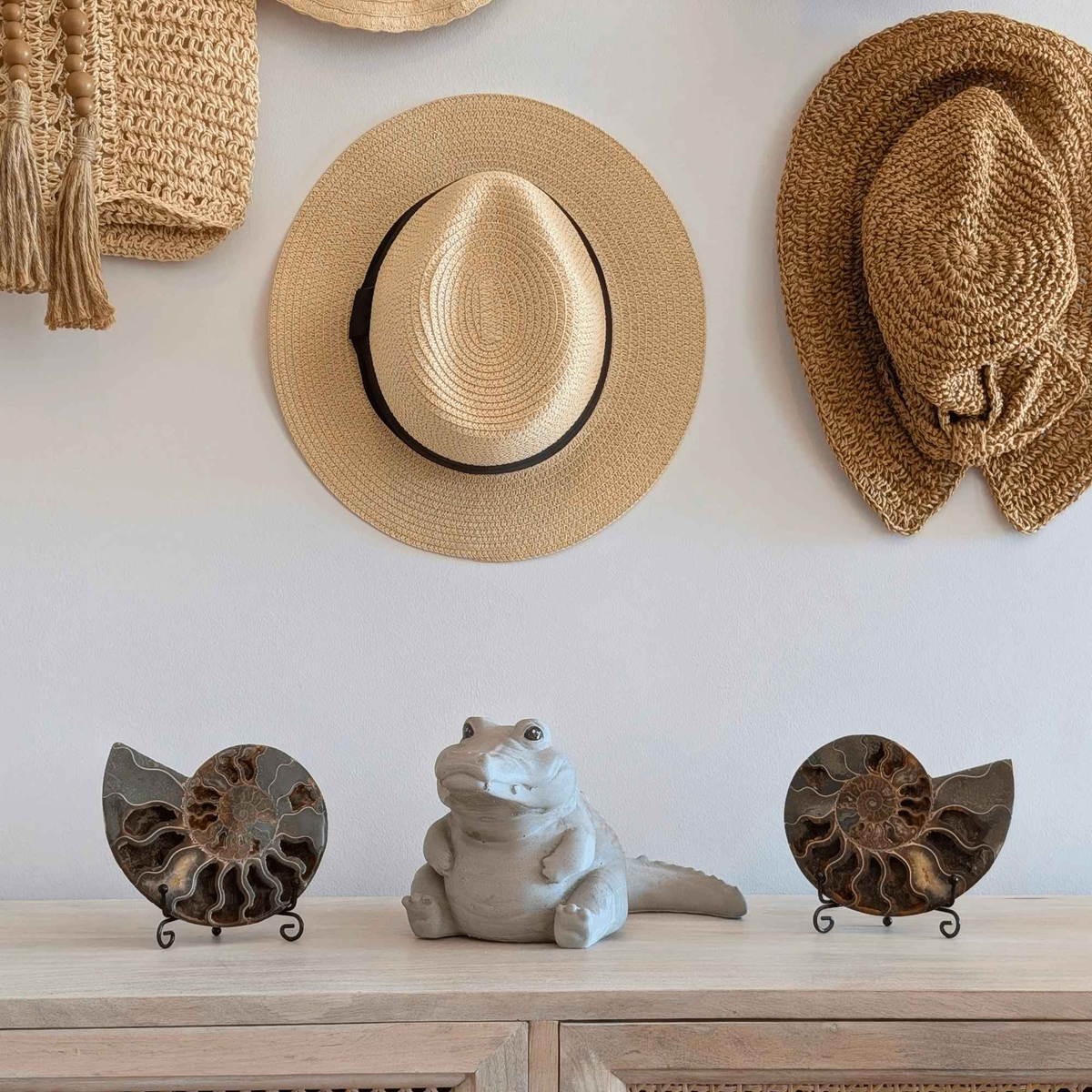 Cheeky Crocodile Concrete Sculpture