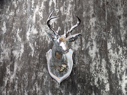 Starlight Stag Mirror Bust