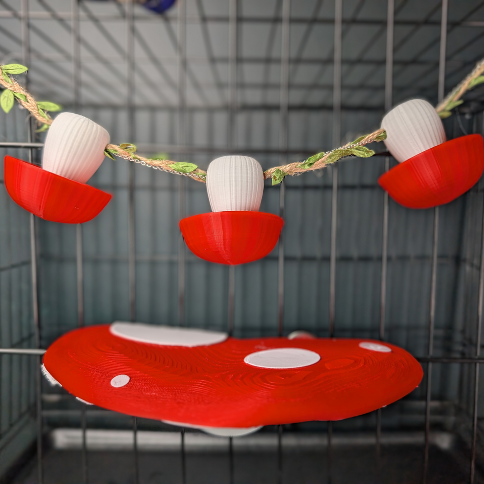 Mushroom Rat Foraging Toy Cups product packaging and presentation
