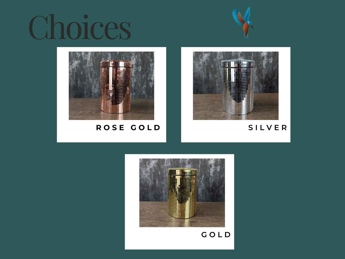 Mirrored Disco Kitchen Storage Canister Set lifestyle context shot