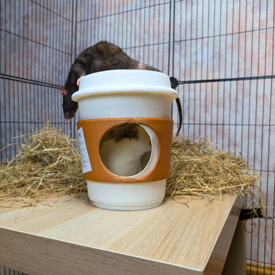 Rat Hide Coffee Cup lifestyle context shot