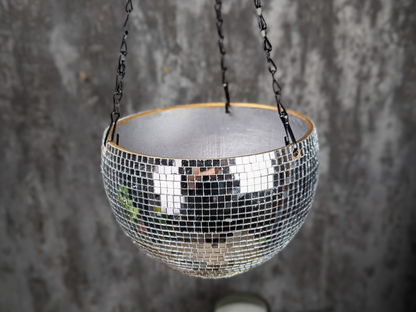 Hanging Disco Ball Planter