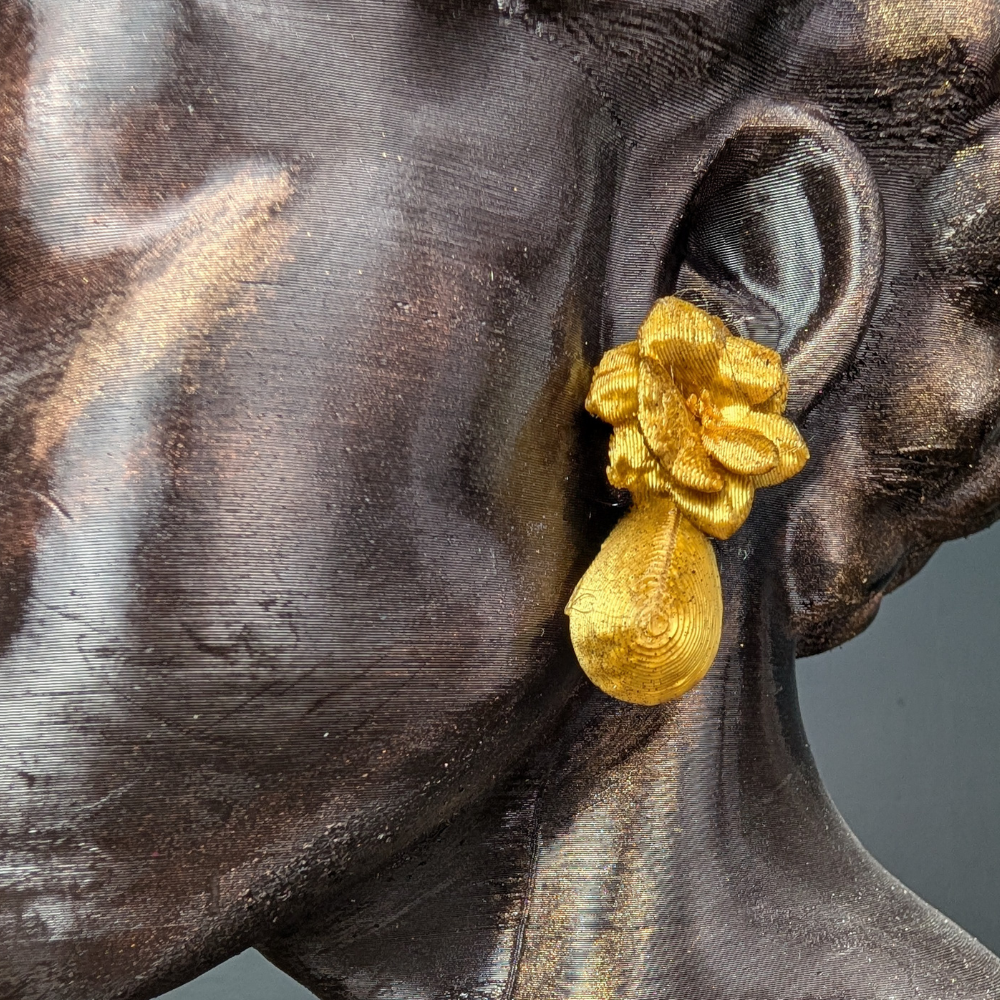 African Woman Bust Planter