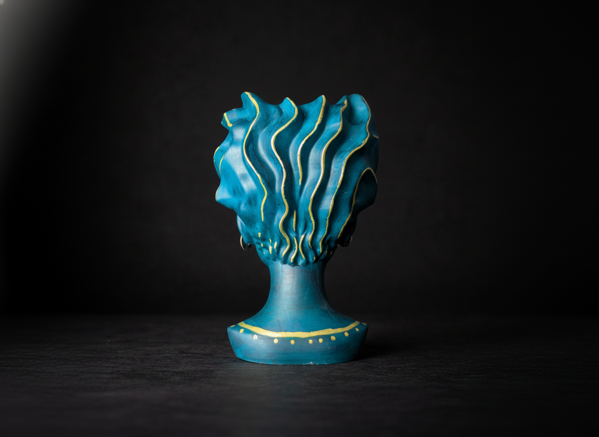 Crown of Tides Head Planter — detail view 5 of 9