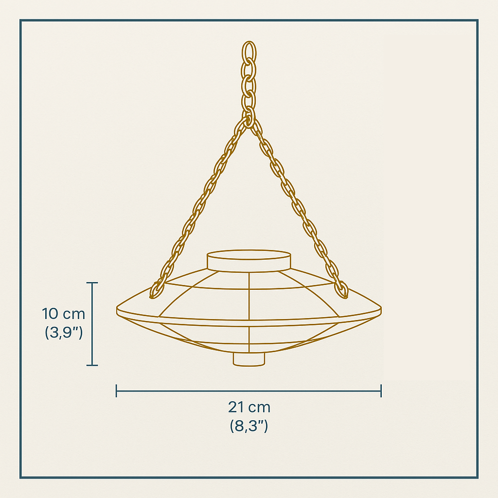 Cosmic UFO Mirror Ball Planter