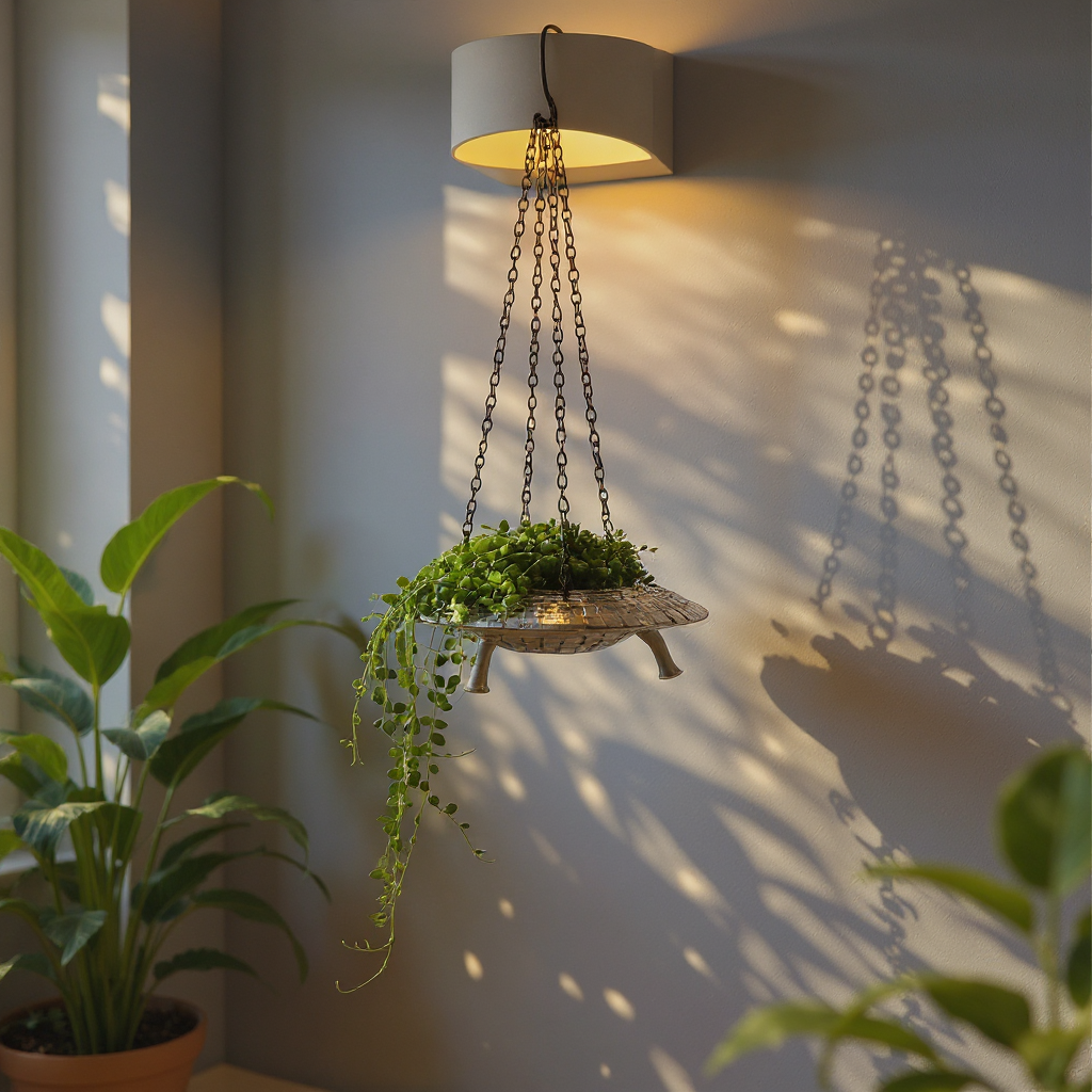 Cosmic UFO Mirror Ball Planter