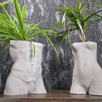 David & Venus Statue Pots