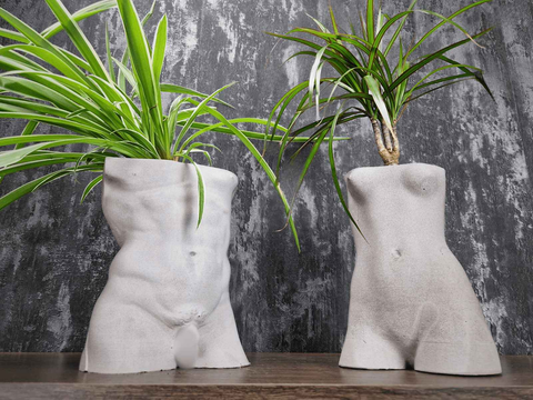 David & Venus Statue Pots - handmade decorative plant pot | Ripleys Nest