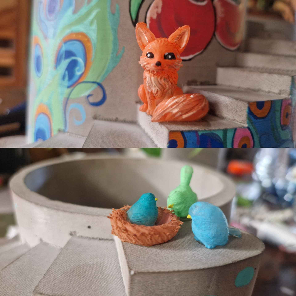 Statement Graffiti Planter - Unique Home Decor for Urban Aesthetics product packaging and presentation