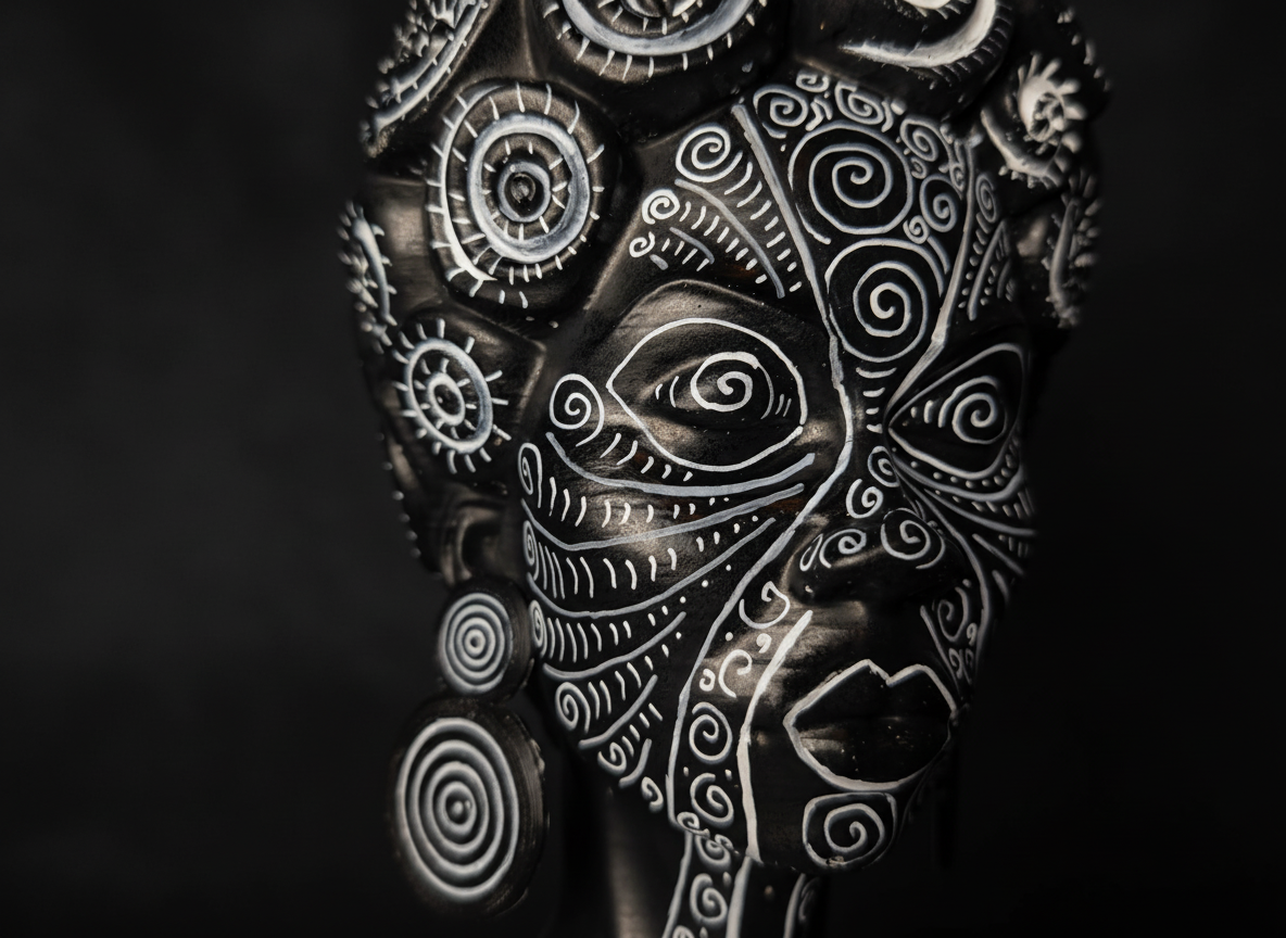 Mother of the Gyre concrete sculpture - close-up detail