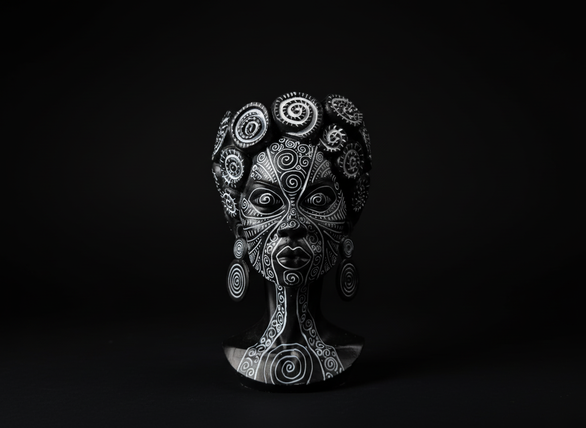 Mother of the Gyre concrete sculpture - alternate front