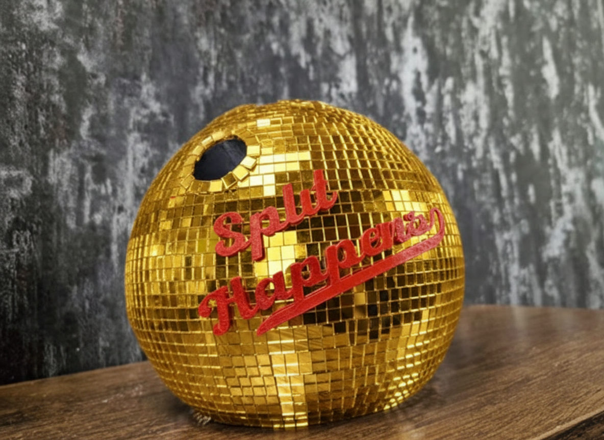 The Personalized Disco Bowling Set