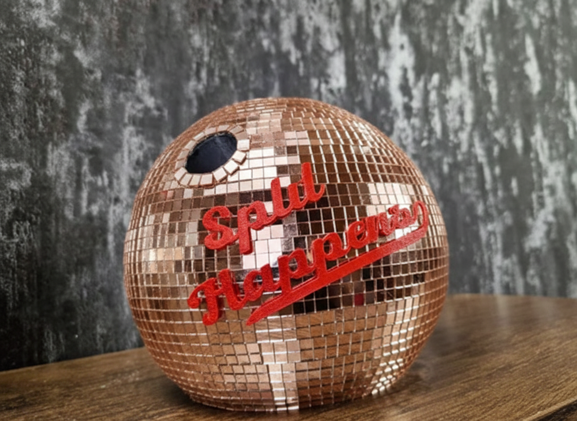 The Personalized Disco Bowling Set