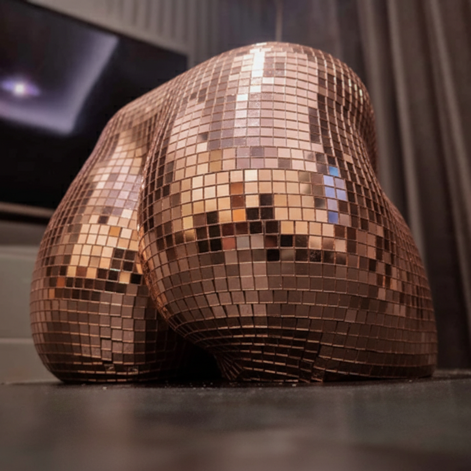 The Disco Duo Mirror Planters grouped display with range items