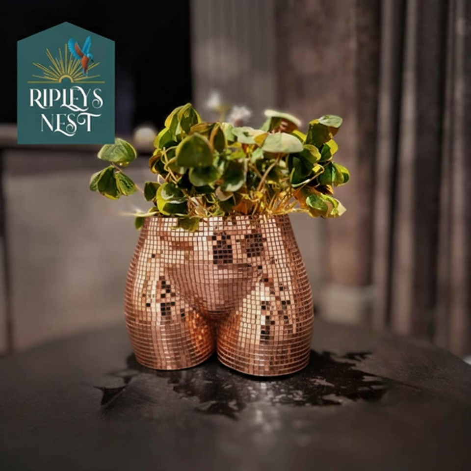 The Disco Duo Mirror Planters detail of variant or colour option