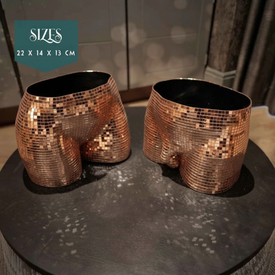 The Disco Duo Mirror Planters in-use demonstration