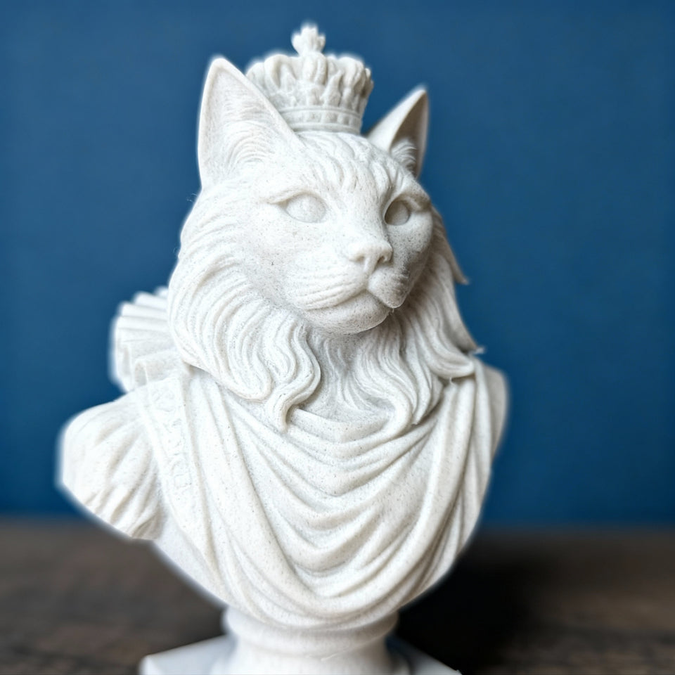 Custom Pet Bust additional angle showing colour accuracy