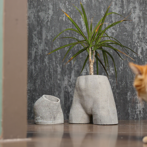 Cheeky Bum Concrete Planter