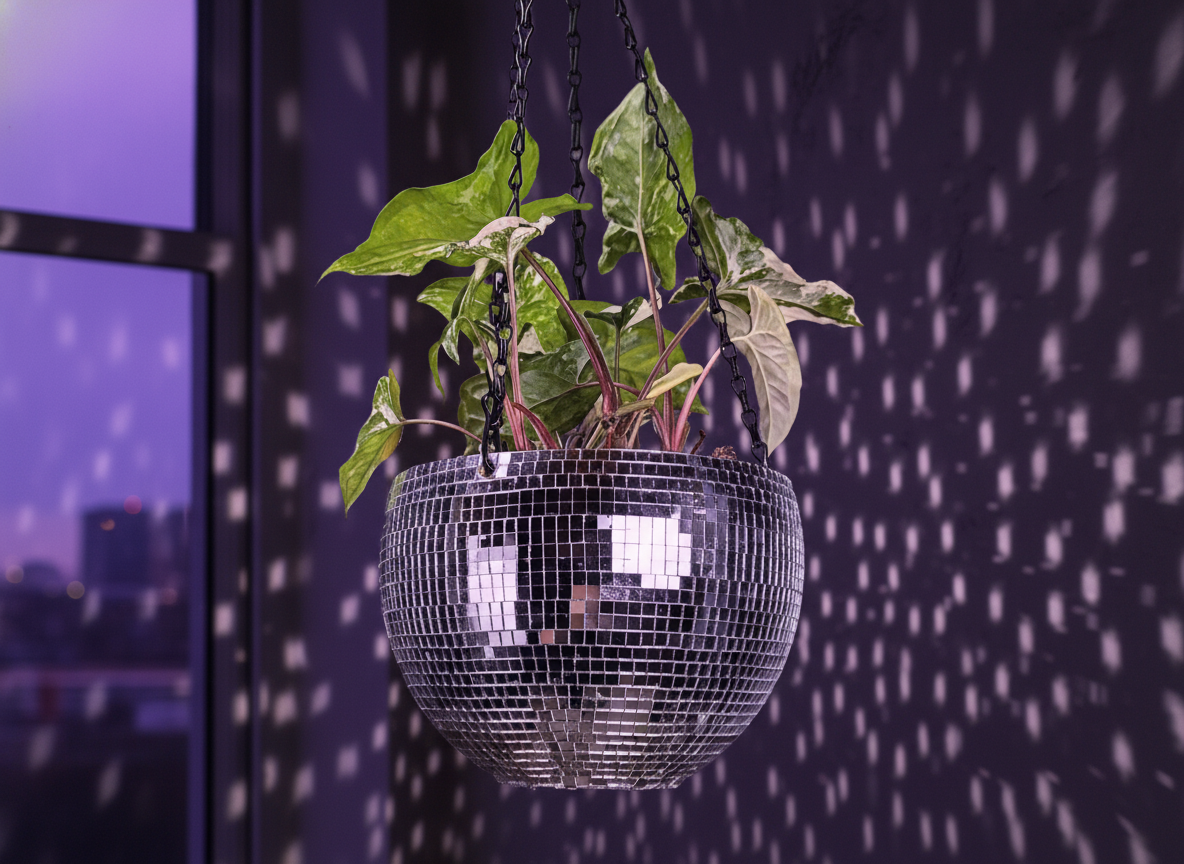 The Glitter Ball - Hanging by Window Lifestyle