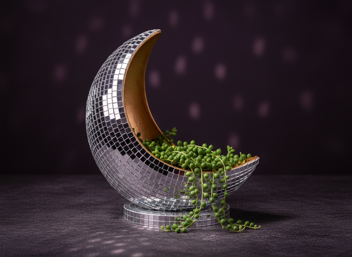 The Half Moon with string of pearls