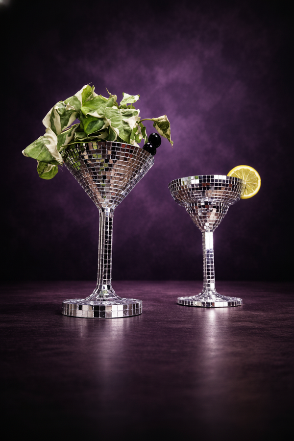 Happy Hour | Disco Ball Cocktail Glass Planter