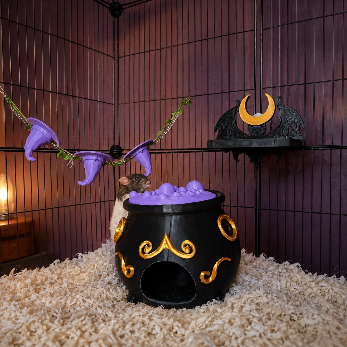 Gothic Rat Cage Accessories Set product hero view