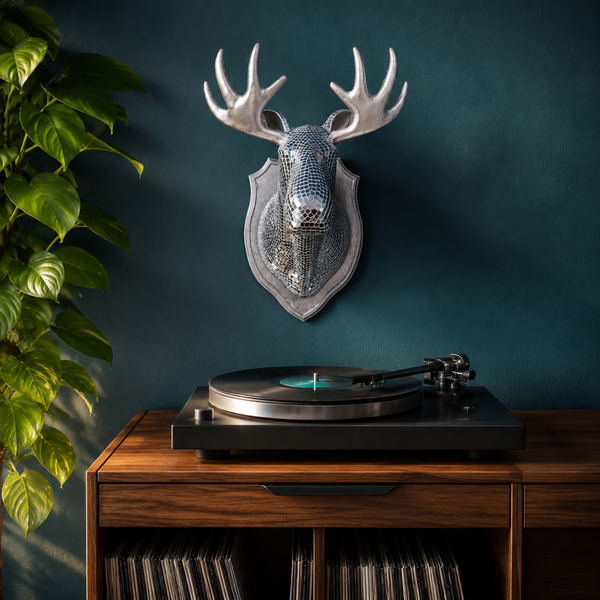 Mirrorball Moose: Mirror Ball Moose Wall Art