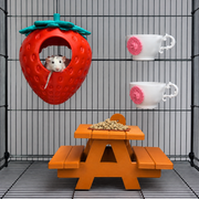 Strawberry Tea Party Rat Cage Accessories Kit product hero view