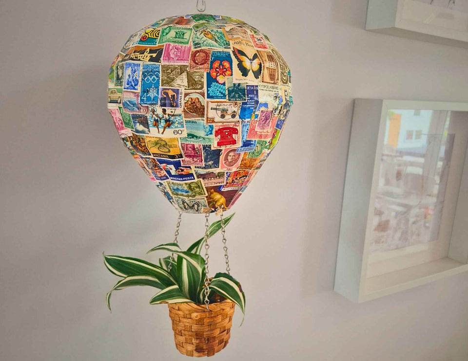 Safari Balloon Planter front view showing planting area
