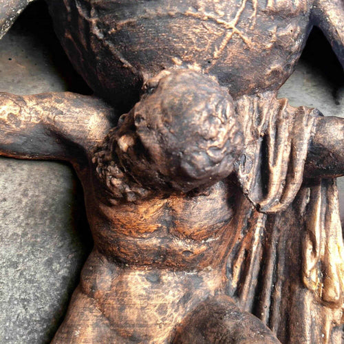 Atlas Greek God Concrete Planter
