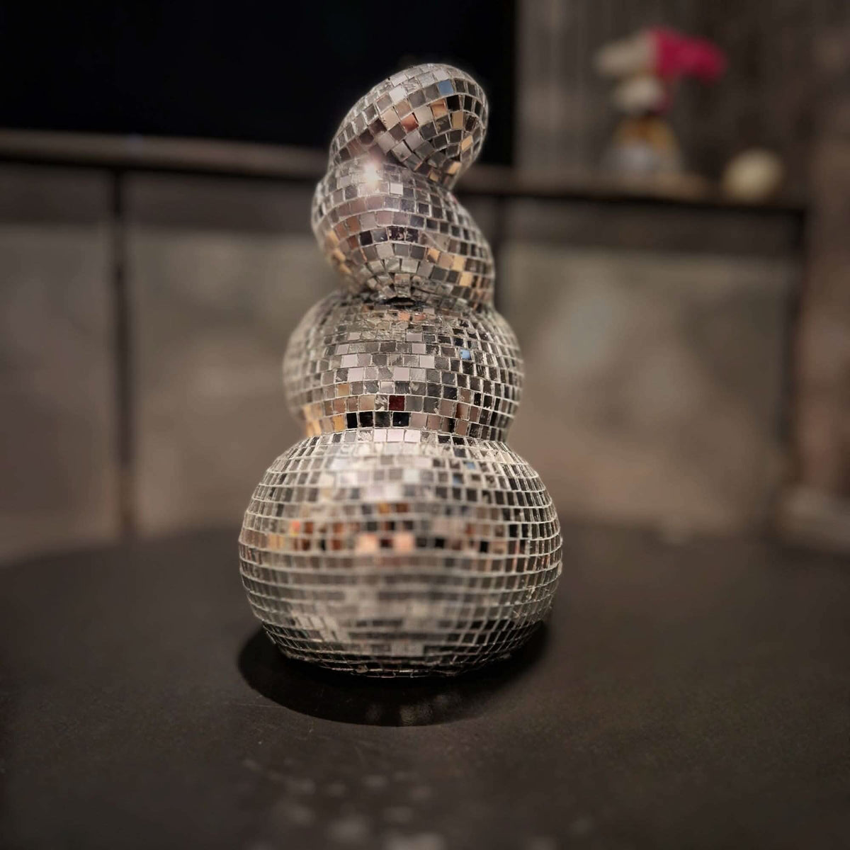 Oddity Orb Vase side profile showing texture