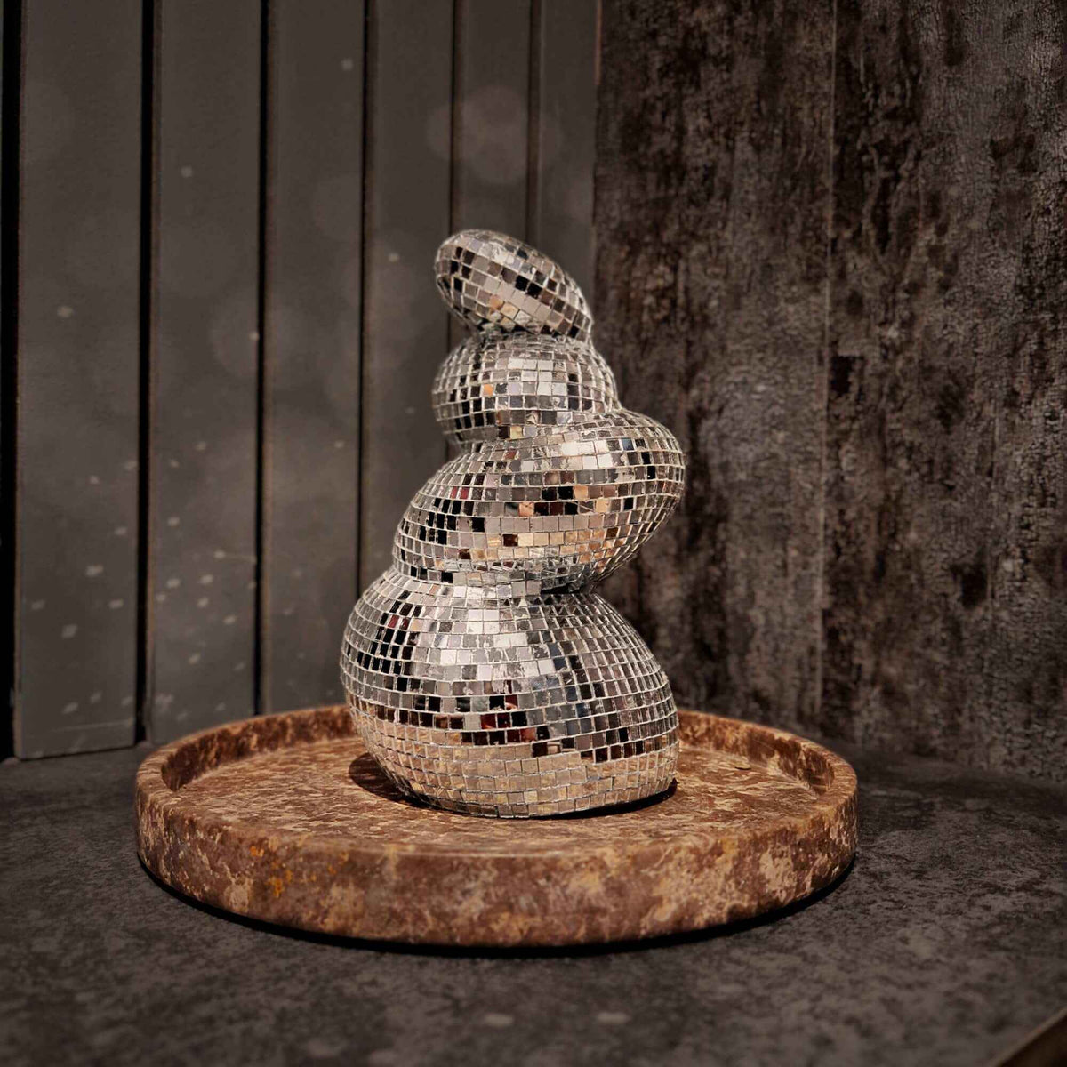 Oddity Orb Vase front view showing planting area