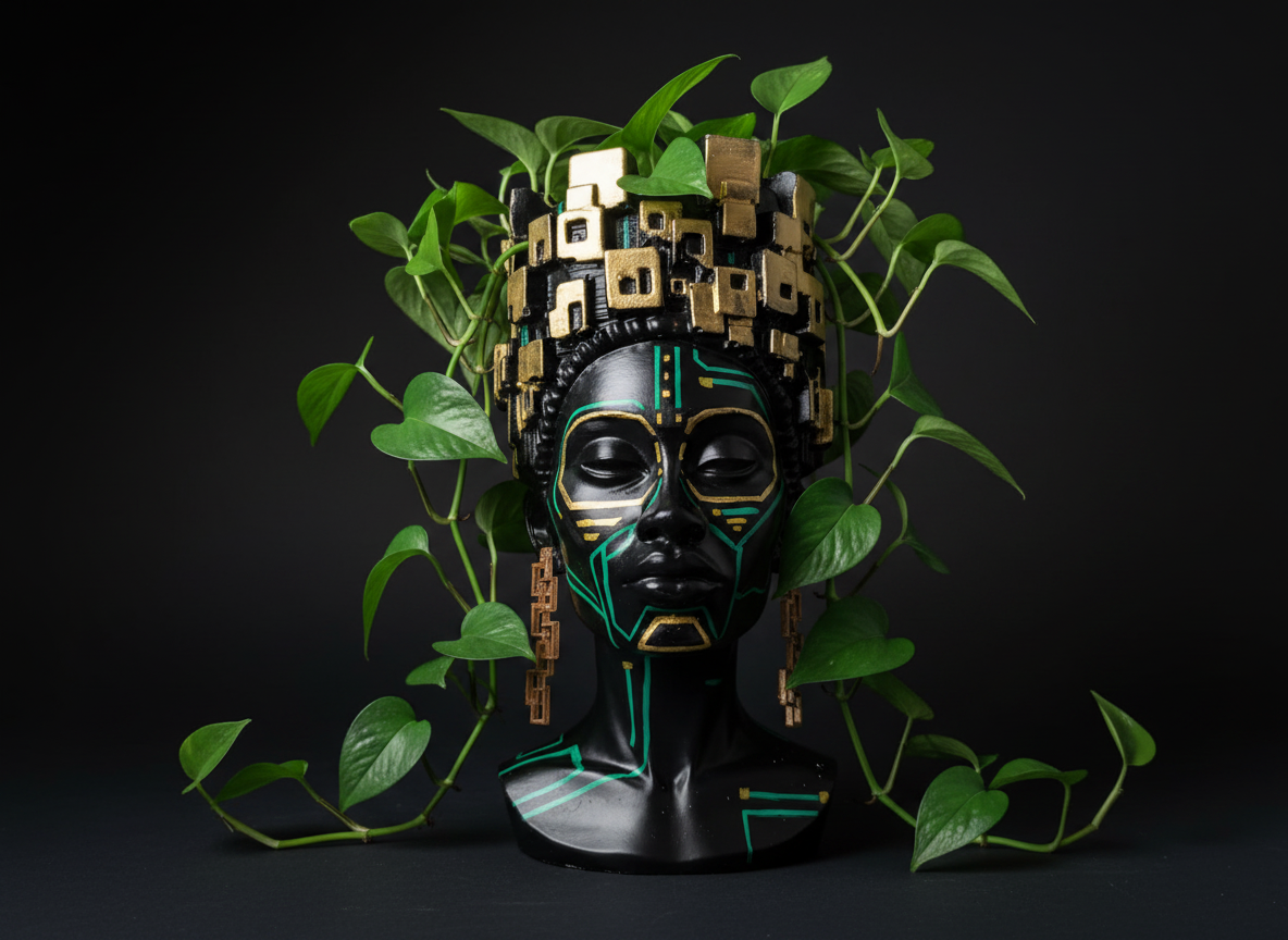 Planted Pothos Trailing 08