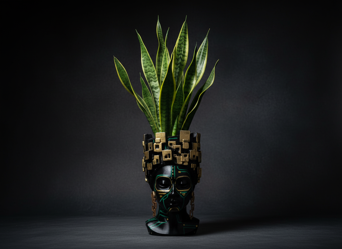 Planted Snake Plant 01