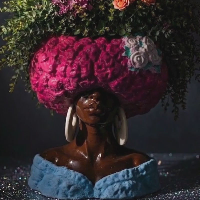 Girl Juice Head Planter product video