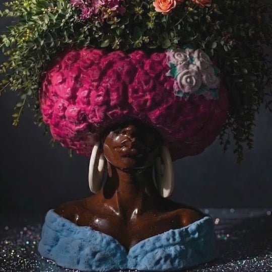 Girl Juice Head Planter product video