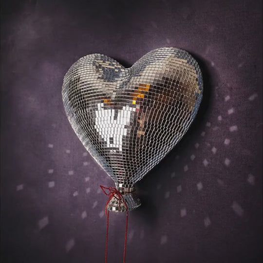 Heartthrob mirror ball heart wall art product video