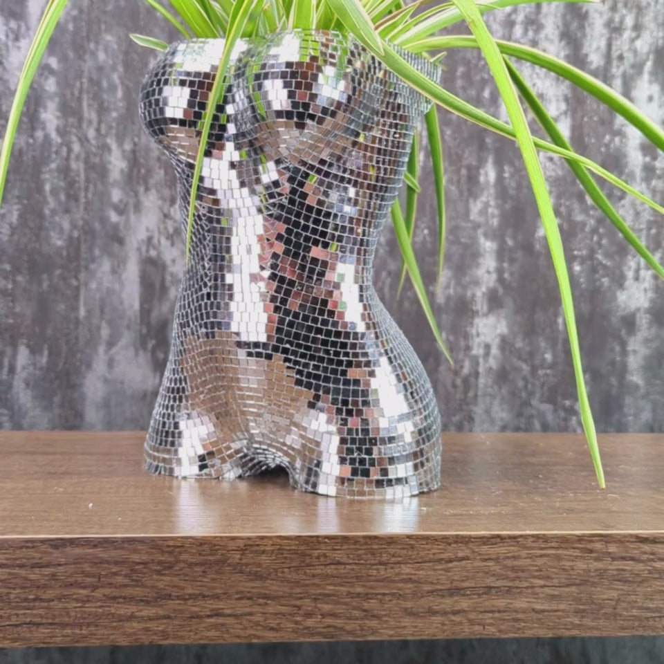 Load video: Glam Goddess Mirror Planter