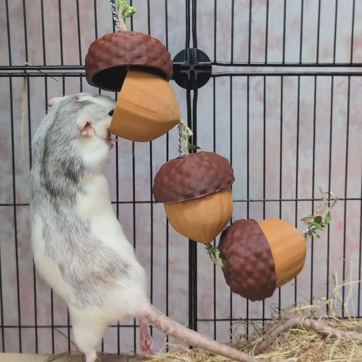Cute Rat Toy Foraging Garland