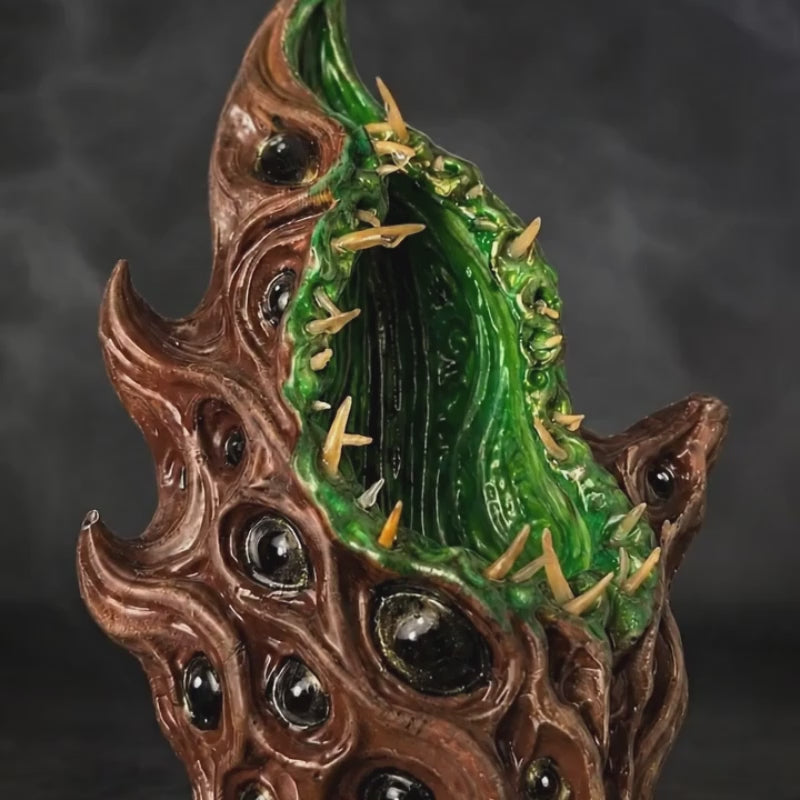 The Watching Maw many-eyed cosmic horror cast stone plant pot video