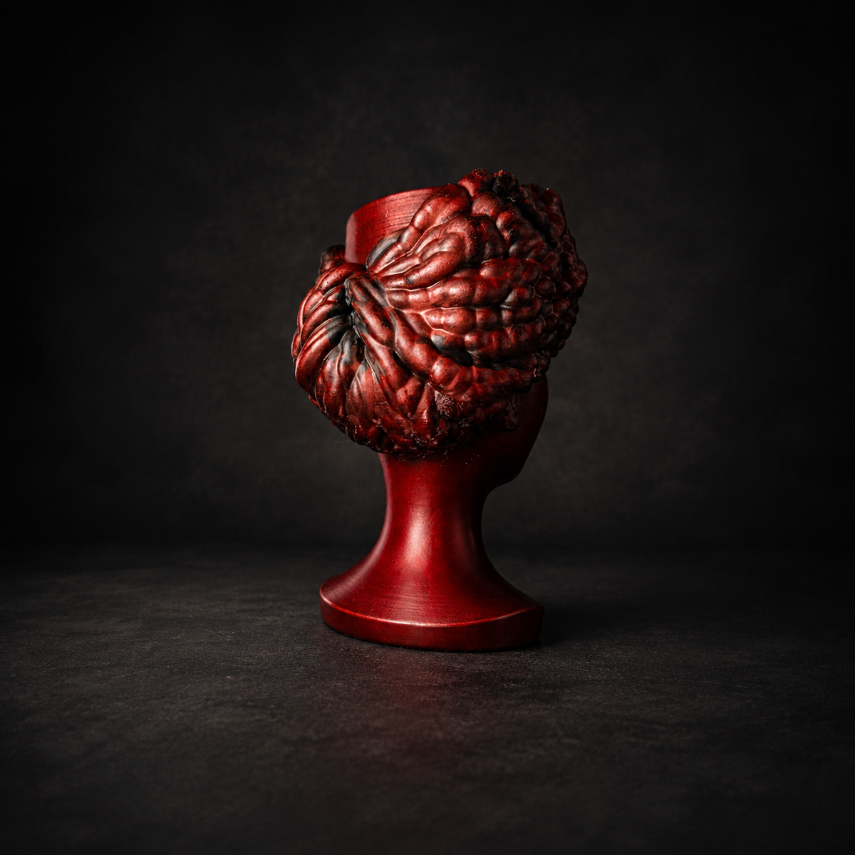 Blood Moon goddess bust planter — image 8